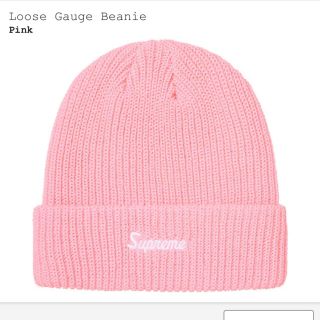 シュプリーム(Supreme)のsupreme Loose Gauge Beanie Pink(ニット帽/ビーニー)