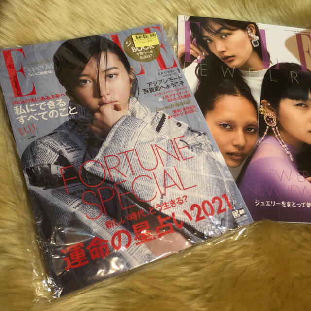 ELLE(エル)のエルジャポン 2021年 1月号 新品未読品 エンタメ/ホビーの雑誌(ファッション)の商品写真