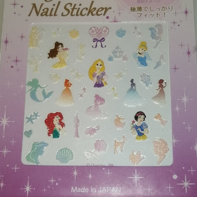 Disney 新品 ディズニープリンセス ネイルシール ネイルステッカー ネイルパーツ 日本製の通販 By Azuki S Shop ディズニー ならラクマ