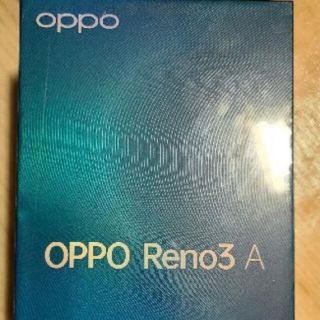 オッポ(OPPO)のOPPO reno3a(スマートフォン本体)