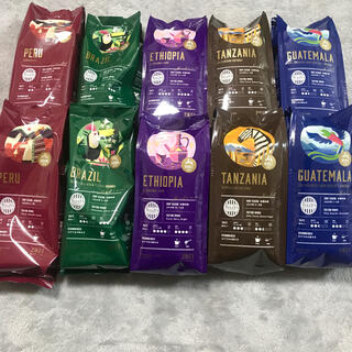 タリーズコーヒー(TULLY'S COFFEE)のタリーズ 福袋 コーヒー粉2袋×2セットとコーヒー豆3袋×2セット　合計10袋(コーヒー)