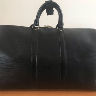 ルイヴィトン(LOUIS VUITTON)のルイヴィトン　キーポル50　ボストンバック　ノワール(ボストンバッグ)