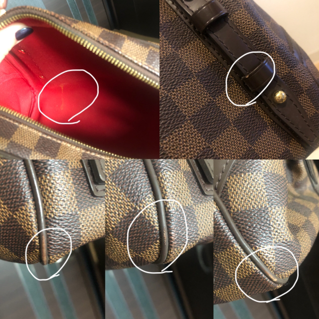 LOUIS VUITTON(ルイヴィトン)のリヴィントン PM ダミエ RIVINGTON ヴィトン レディースのバッグ(ハンドバッグ)の商品写真