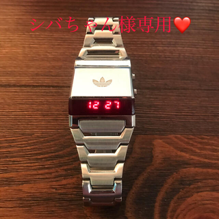 アディダス(adidas)のadidas アディダス 時計 デジタル ステンレス(腕時計)