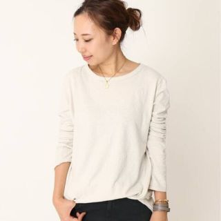 ドゥーズィエムクラス(DEUXIEME CLASSE)のドゥーズィエムクラス  Layering Tシャツ  ナチュラル(Tシャツ(長袖/七分))