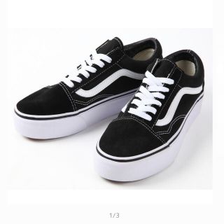 バンズボルト(VANS VAULT)の新品★ヴァンズのスニーカー オールドスクール 厚底ブラック(スニーカー)