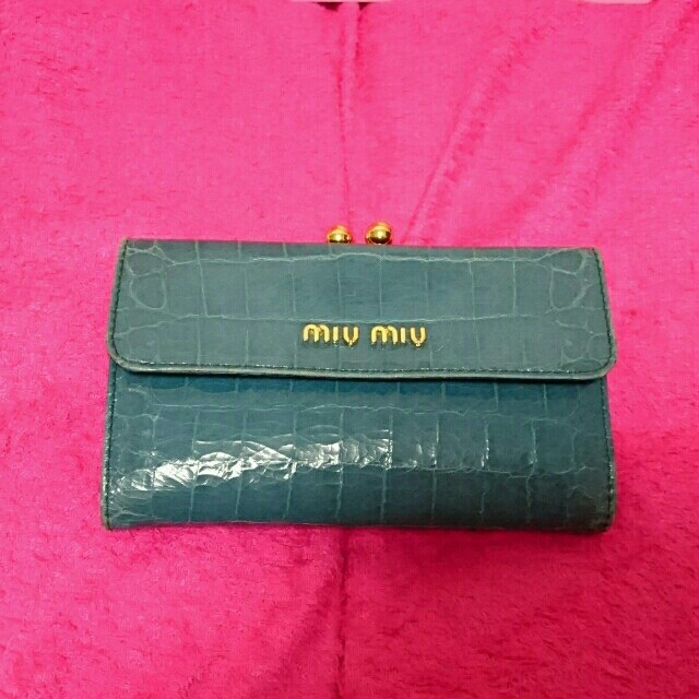 miumiu(ミュウミュウ)のmiumiu がま口財布 レディースのファッション小物(財布)の商品写真