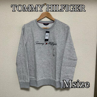 トミーヒルフィガー(TOMMY HILFIGER)の【新品・M】TOMMY HILFIGER トレーナー グレー(トレーナー/スウェット)