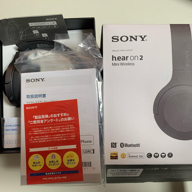 SONY WH-H800 h.ear on 2 Mini Wirelessソニー