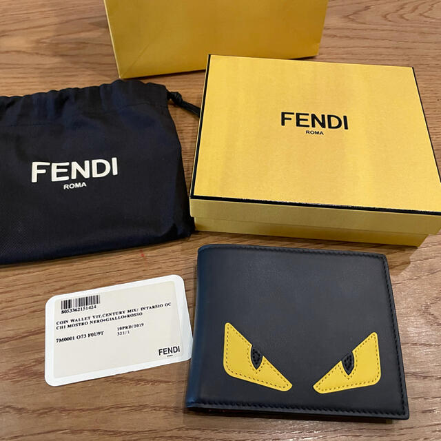 FENDI - フェンディ モンスター 財布 メンズ 未使用の通販 by たか's