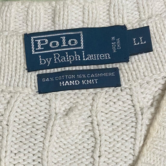 POLO RALPH LAUREN(ポロラルフローレン)の【ポロラルフローレン】カシミヤ×コットン　ニットベスト メンズのトップス(ニット/セーター)の商品写真