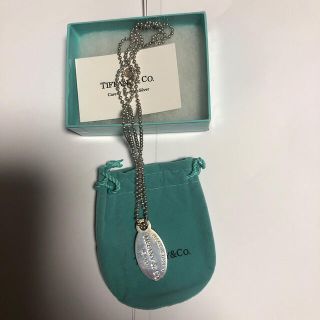 ティファニー(Tiffany & Co.)のティファニー　リターントゥオーバルネックレス(ネックレス)