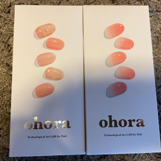 ohora ネイルシール 2個セット(ネイル用品)