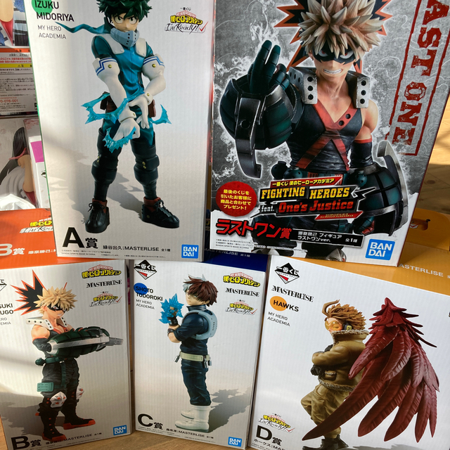 一番くじ 僕のヒーローアカデミア フィギュアセット 新色追加