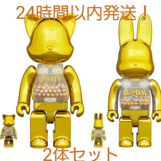 MEDICOM TOY(メディコムトイ)のMY FIRST NY@BRICK R@BBRICK B@BY GOLD エンタメ/ホビーのフィギュア(その他)の商品写真