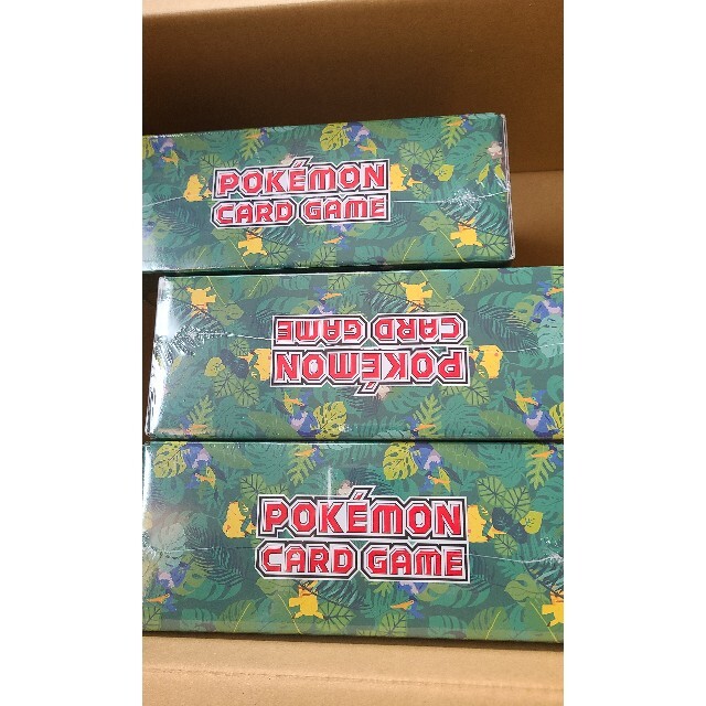 ポケモン(ポケモン)のポケモンカード オコヤの森のセレビィ&ザルード 3箱 エンタメ/ホビーのトレーディングカード(Box/デッキ/パック)の商品写真
