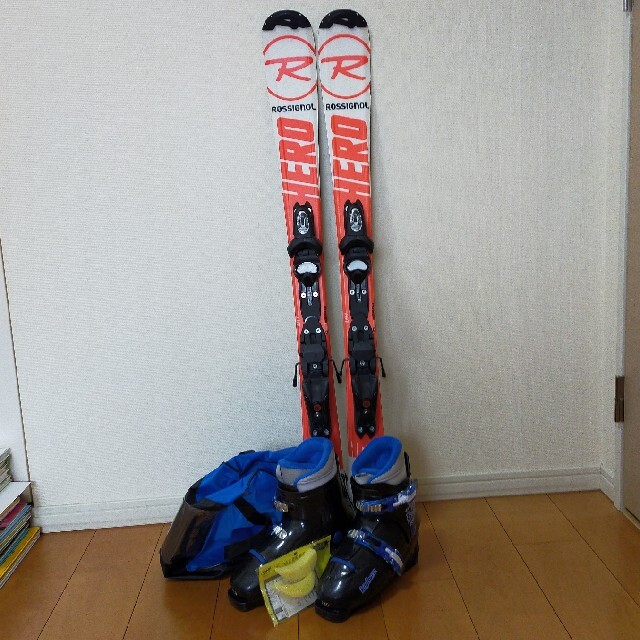 専用出品　ROSSIGNOL HERO ジュニア用板靴セット