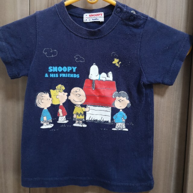 familiar(ファミリア)のfamiliar×SNOOPY　Tシャツ　80㎝ キッズ/ベビー/マタニティのベビー服(~85cm)(Ｔシャツ)の商品写真