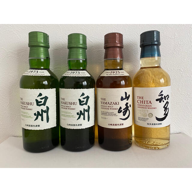 サントリー - 【新品】知多 山崎 白州 180ml ４本セットの通販 by ...