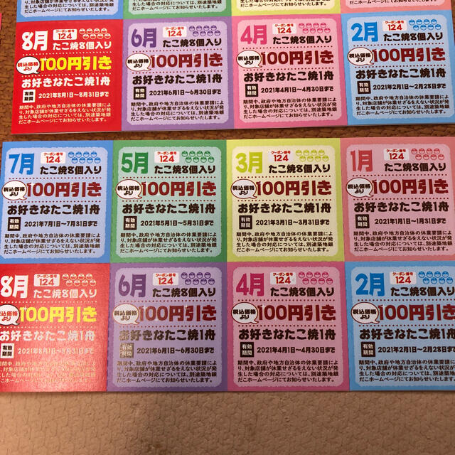 ごはん様専用　最新　銀だこ　引換券　６枚　福袋 チケットの優待券/割引券(フード/ドリンク券)の商品写真