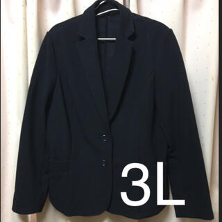 ジャケット　スーツ　ブラック　ストレッチ　3L 大きいサイズ(テーラードジャケット)