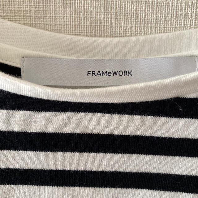 お値下げ！FRAMeWORK ボーダーカットソー