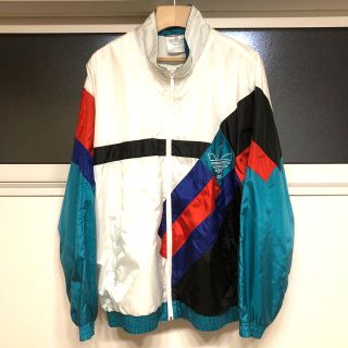 アディダス(adidas)のadidas 80's ナイロンジャケット 銀タグ 万国旗タグ(ナイロンジャケット)