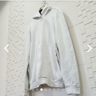 カルバンクライン(Calvin Klein)のカルバンクライン プラチナ厶　パーカー　ホワイト(パーカー)