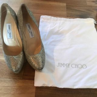 ジミーチュウ(JIMMY CHOO)のJIMMY CHOO スパンコール ハイヒール(ハイヒール/パンプス)