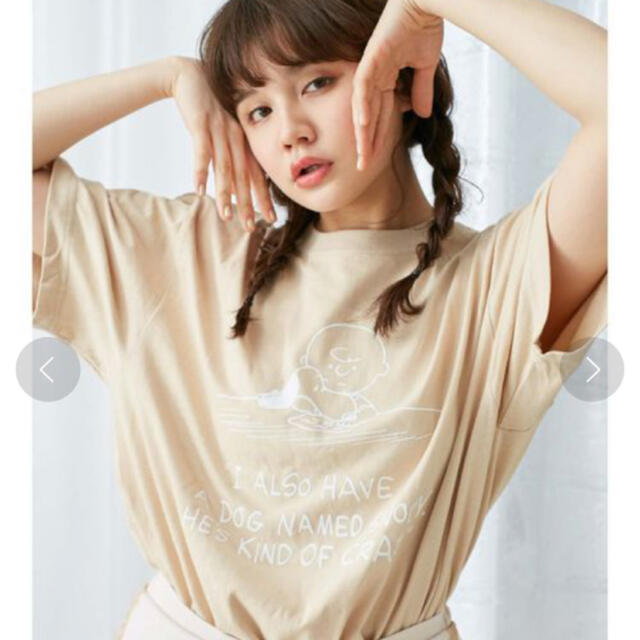 merry jenny(メリージェニー)のSNOOPY tee merry jenny 半袖 レディースのトップス(Tシャツ(半袖/袖なし))の商品写真