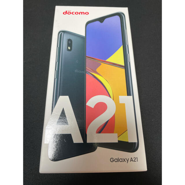 Galaxy A21 ブラック SIMフリー - スマートフォン本体