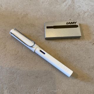 ラミー(LAMY)のLAMY 万年筆　白　ホワイト　未使用　ラミー(ペン/マーカー)