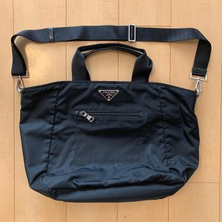 プラダ(PRADA)のプラダ　トートバッグ　BR4376 ブラック　中古　美品(トートバッグ)