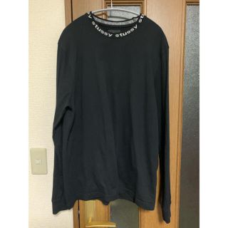 ステューシー(STUSSY)の[美品]stussy ロングTシャツ　ロゴネック(Tシャツ/カットソー(七分/長袖))