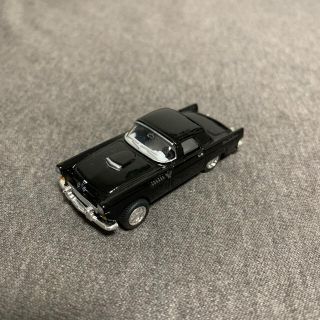 フォード(Ford)の1955 フォード サンダーバード ミニカー ブラック 1/64サイズ(ミニカー)