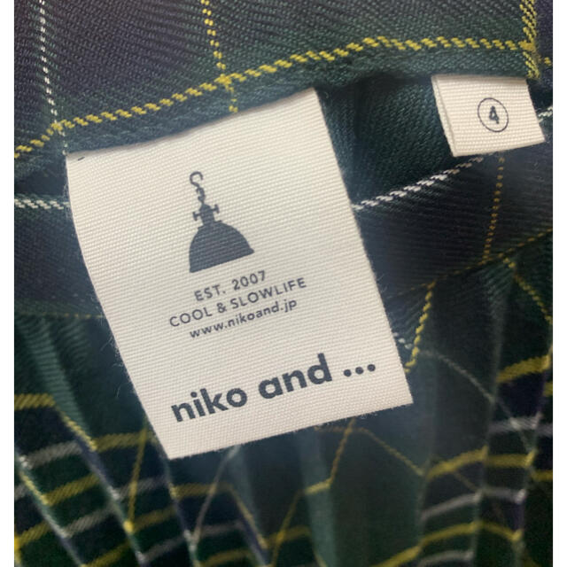 niko and...(ニコアンド)のniko and... プリーツスカート　チェック　ロング レディースのスカート(ロングスカート)の商品写真