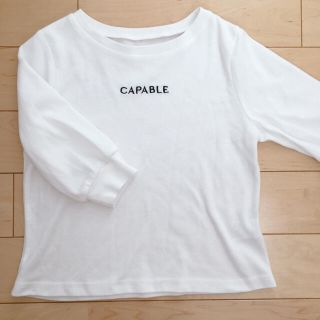 シマムラ(しまむら)のしまむら　カットソー💕　七分丈　140cm    ホワイト　シンプル(Tシャツ/カットソー)