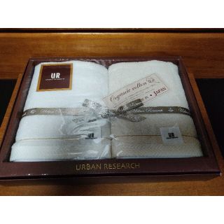 アーバンリサーチ(URBAN RESEARCH)の【新品】URBAN RESEARCH ウォッシュタオル 2枚セット(タオル/バス用品)