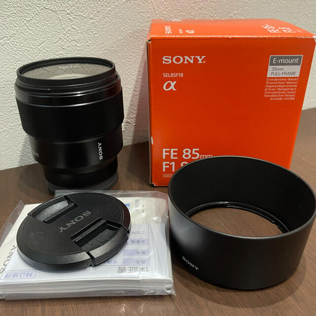 【匿名配送】SONY FE 85mm F1.8 フィルター付き SEL85F18