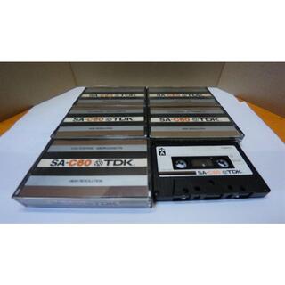 使用済み：TDK SA C60カセットテープ6ケース(その他)