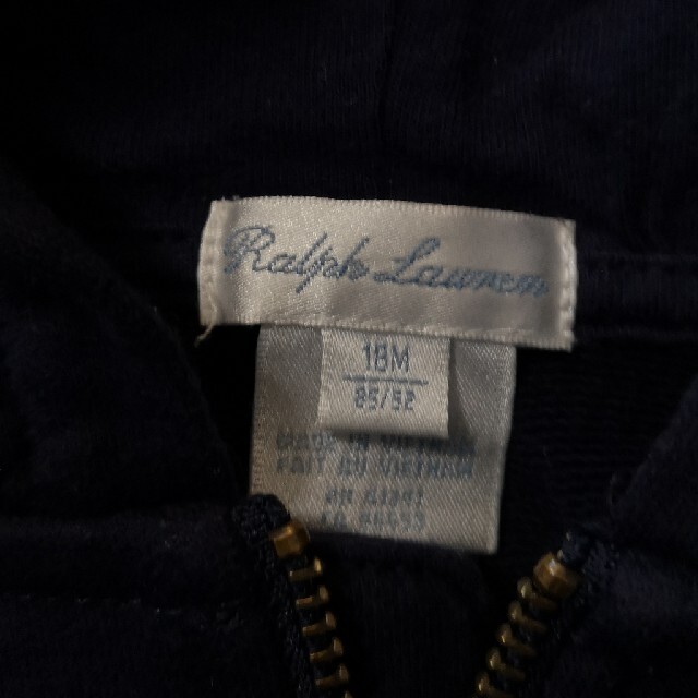 Ralph Lauren(ラルフローレン)のRalph Lauren ジップアップパーカー　18m キッズ/ベビー/マタニティのキッズ服男の子用(90cm~)(ジャケット/上着)の商品写真