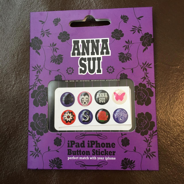 ANNA SUI(アナスイ)のANNA SUI ホームボタンシール  スマホ/家電/カメラのスマホアクセサリー(その他)の商品写真