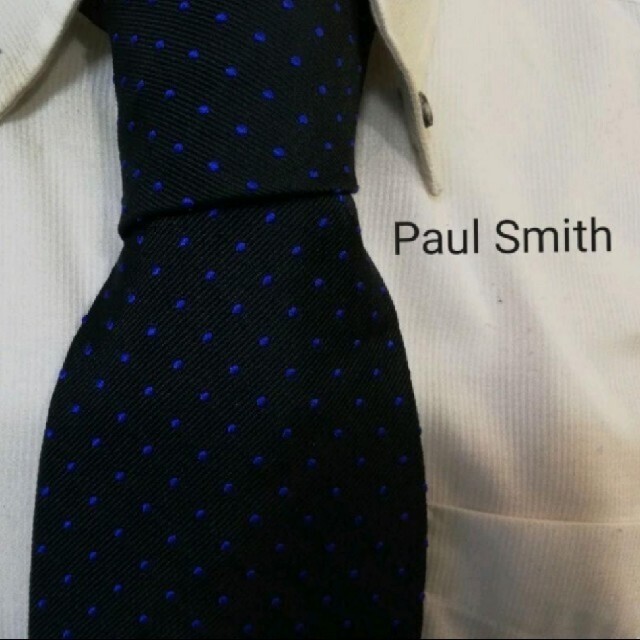 美品★Paul Smithポールスミス★ピンドット柄★高級シルクネクタイ★特価！