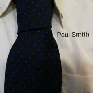 ポールスミス(Paul Smith)の美品★Paul Smithポールスミス★ピンドット柄★高級シルクネクタイ★特価！(ネクタイ)