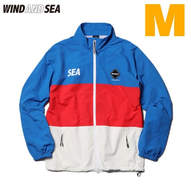 wind and sea × f.c.r.b ナイロンジャケット　スタジャン　M