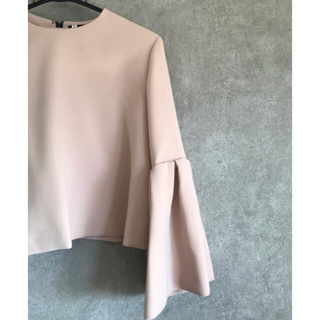 ほぼ新品) YOKO CHAN ヨーコチャン フレアスリーブブラウス ピンク