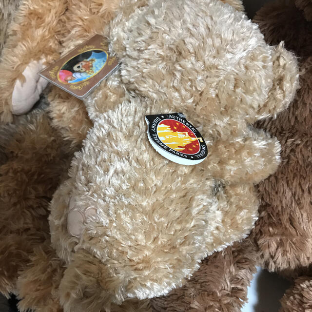 ダッフィー WDW ぬいぐるみ クリーム ビーズ ディズニーベア www
