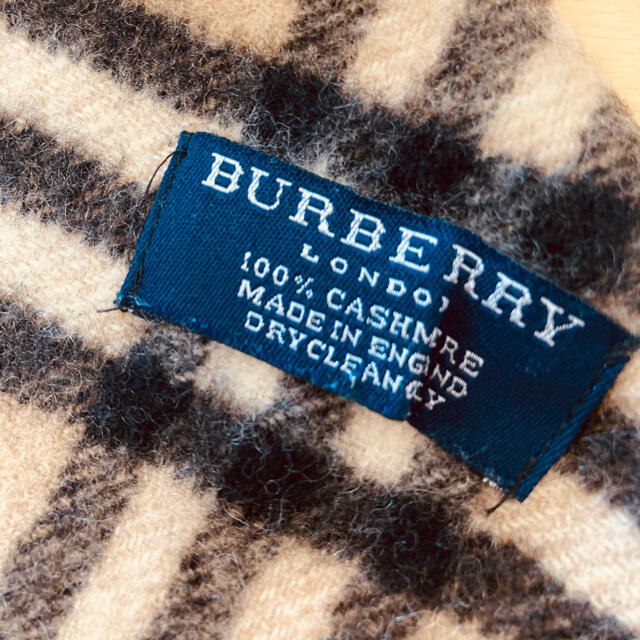 BURBERRY(バーバリー)の美品バーバリーBurberryのカシミア100%のマフラー ❣ レディースのファッション小物(マフラー/ショール)の商品写真