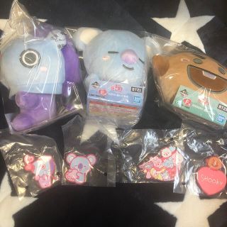 ボウダンショウネンダン(防弾少年団(BTS))のBT21☆一番くじStaywithyou☆ぬいぐるみ＆チャームセット(アイドルグッズ)