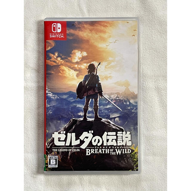 任天堂(ニンテンドウ)のゼルダの伝説 ブレスオブザワイルド エンタメ/ホビーのゲームソフト/ゲーム機本体(家庭用ゲームソフト)の商品写真